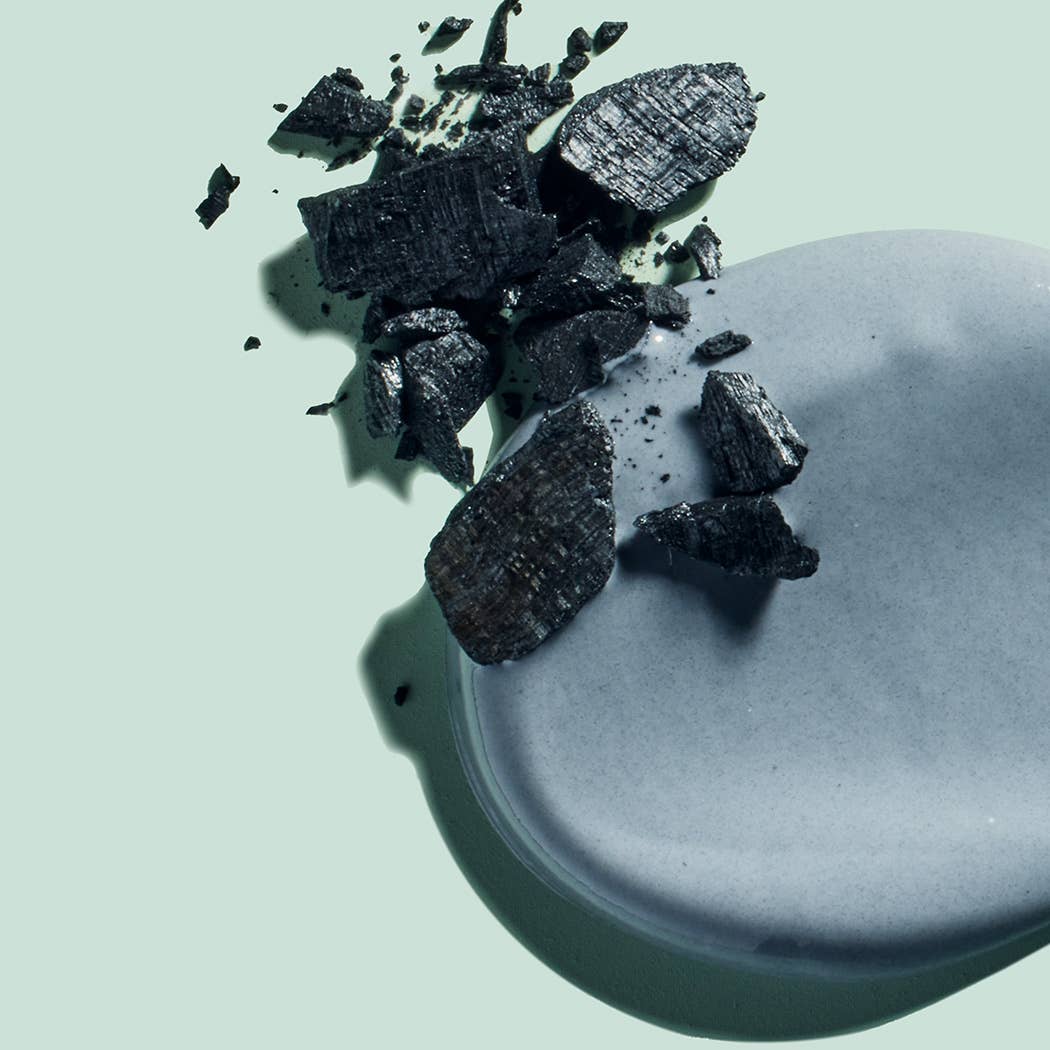 Davids travel size premium toothpaste / charcoal+peppermin