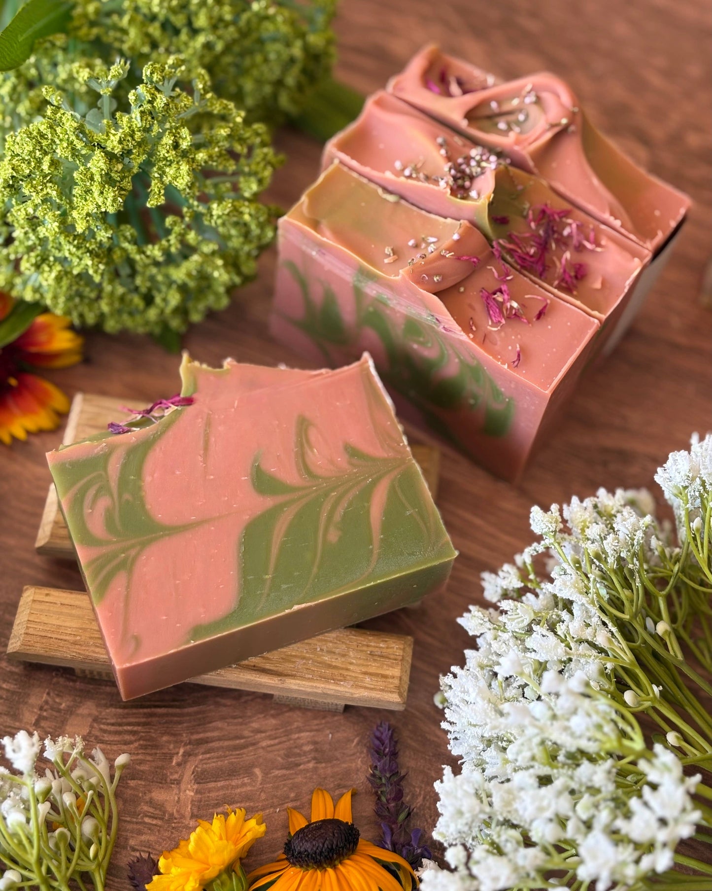 Grapefruit + Basil Bar Soap