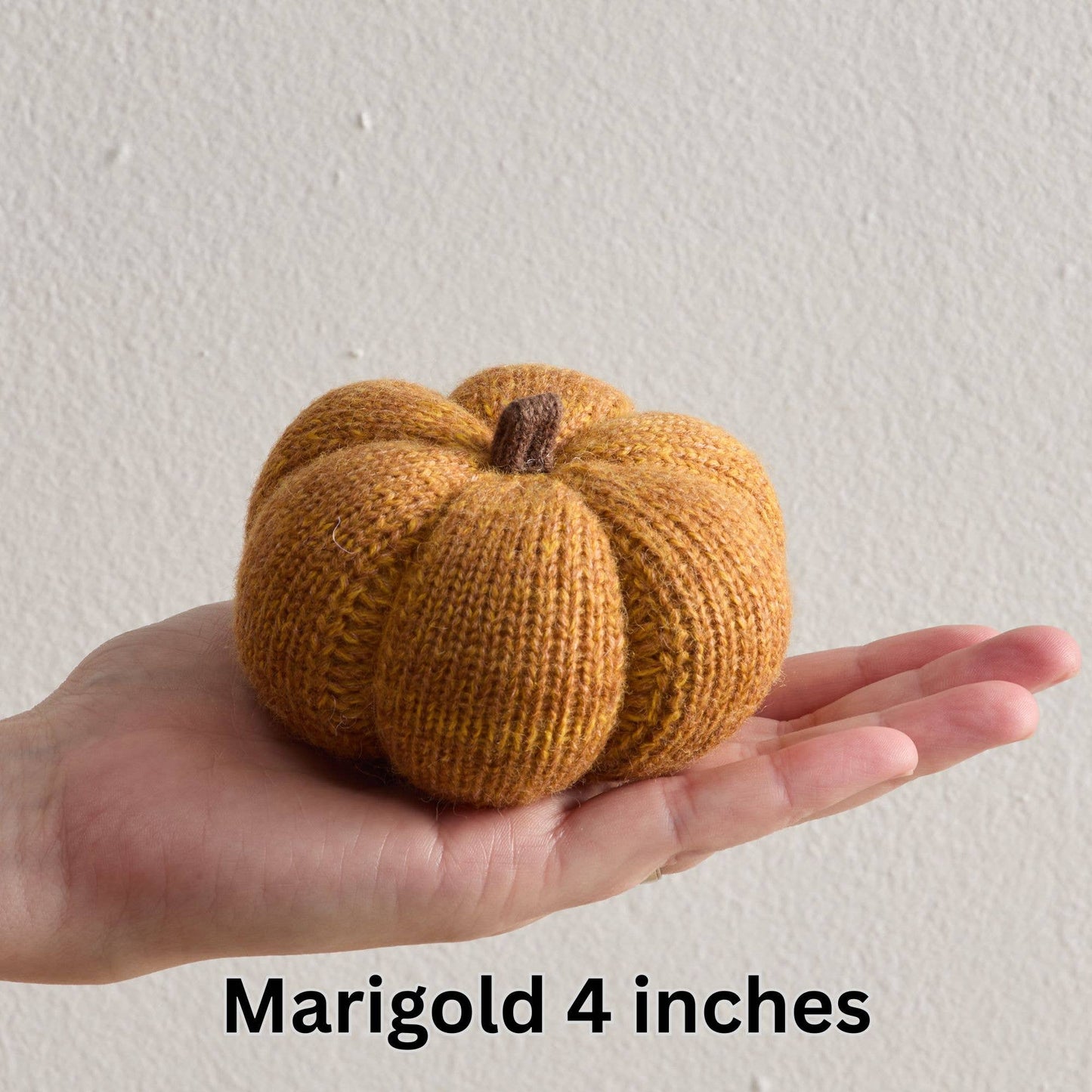 Cozy Hand Knit Pumpkins