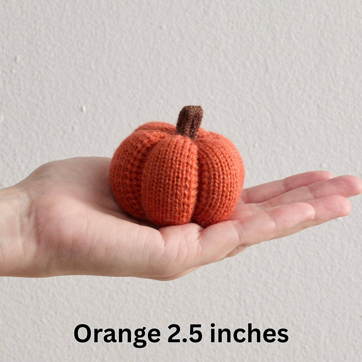 Cozy Hand Knit Pumpkins