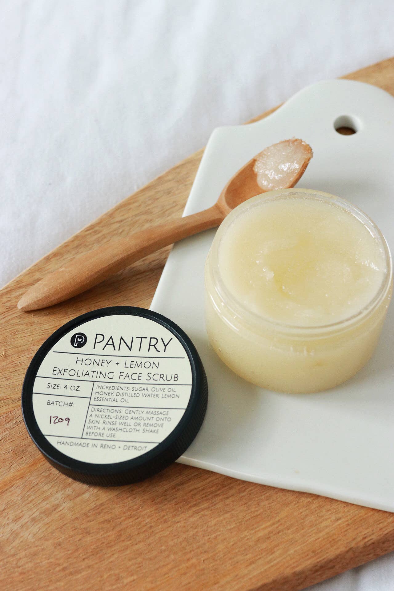 Honey + Lemon Exfoliating + Brightening Face Scrub