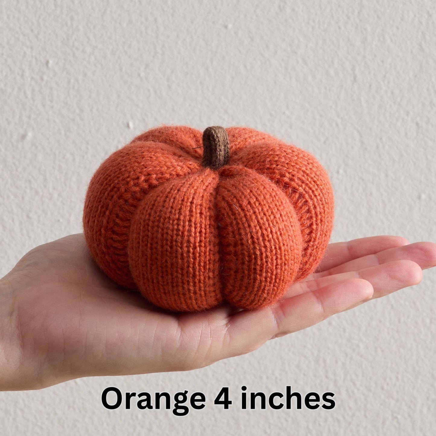 Cozy Hand Knit Pumpkins