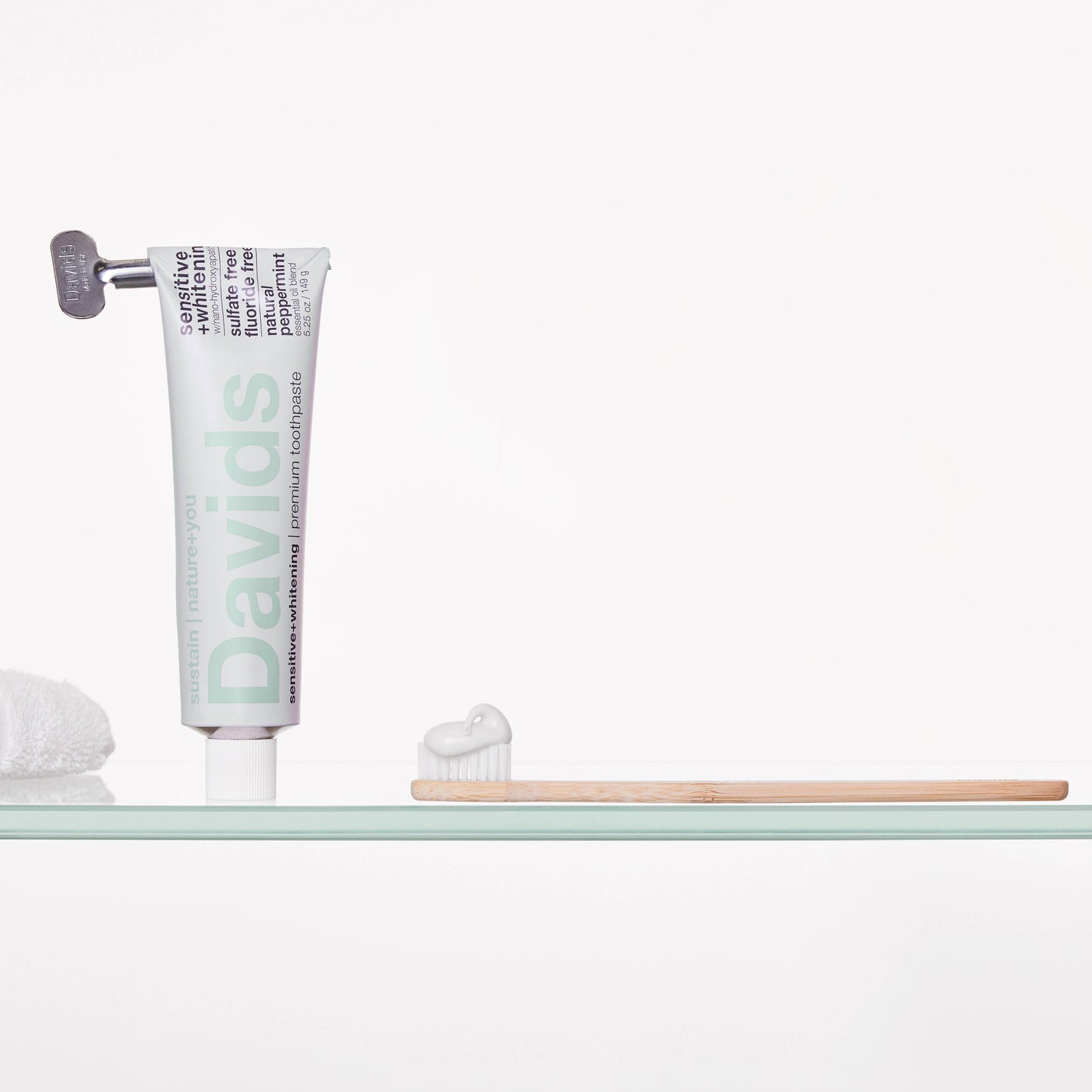 Davids premium bamboo toothbrush - 3 pack