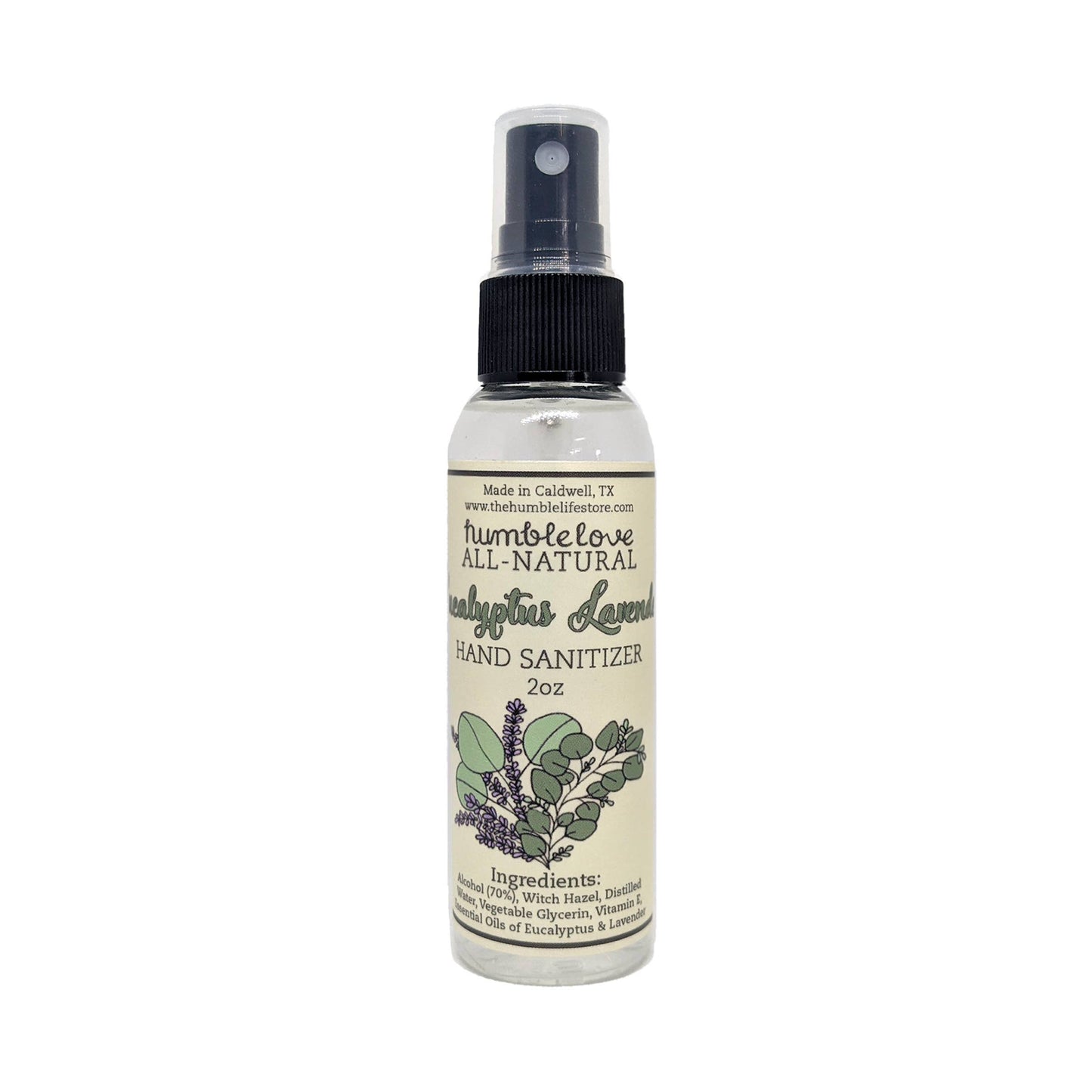 Hand Sanitizers - All Natural with Essential Oils