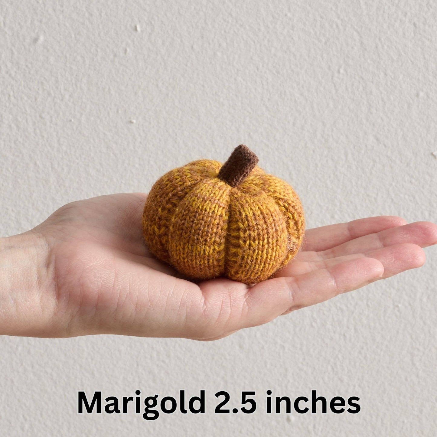 Cozy Hand Knit Pumpkins