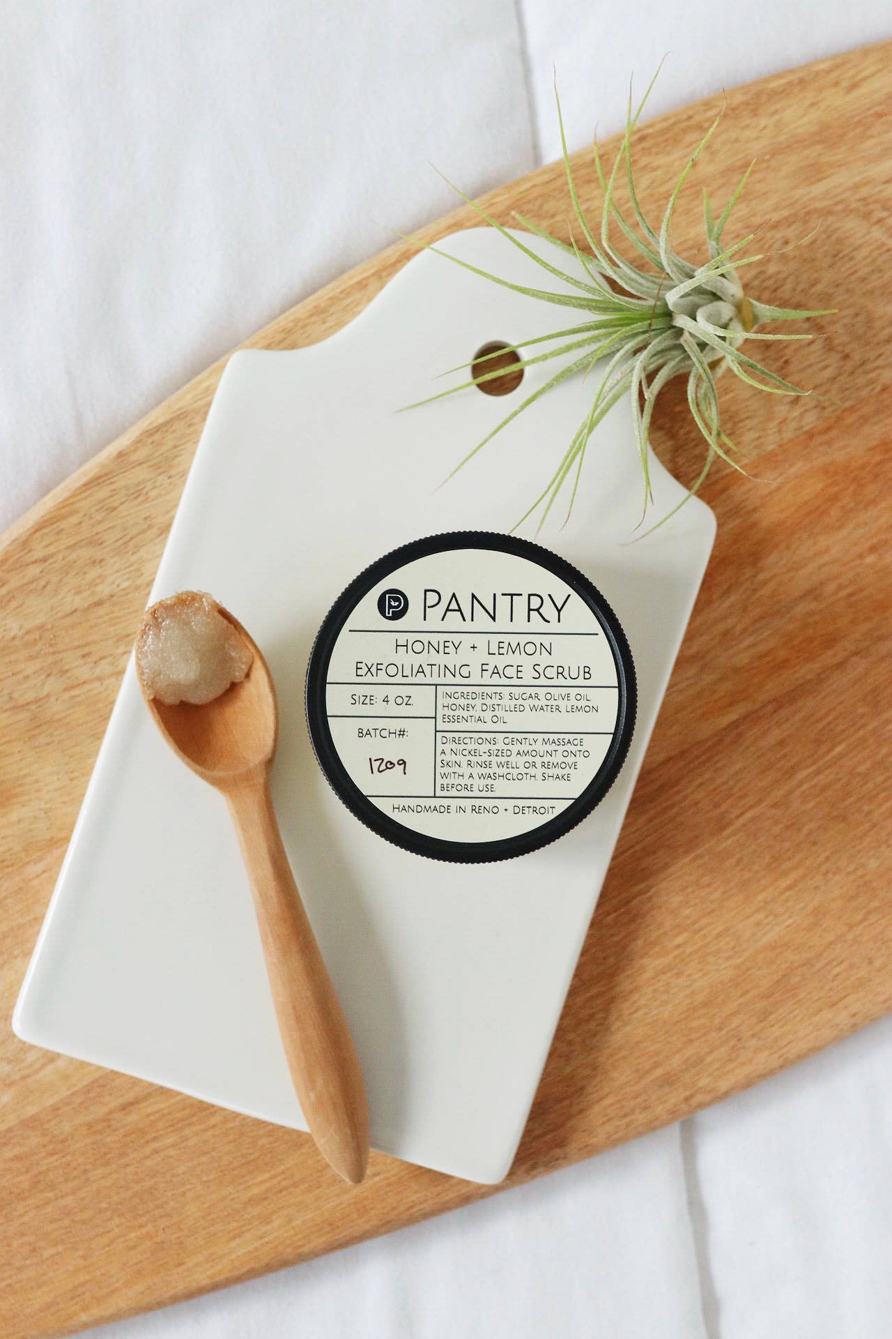 Honey + Lemon Exfoliating + Brightening Face Scrub