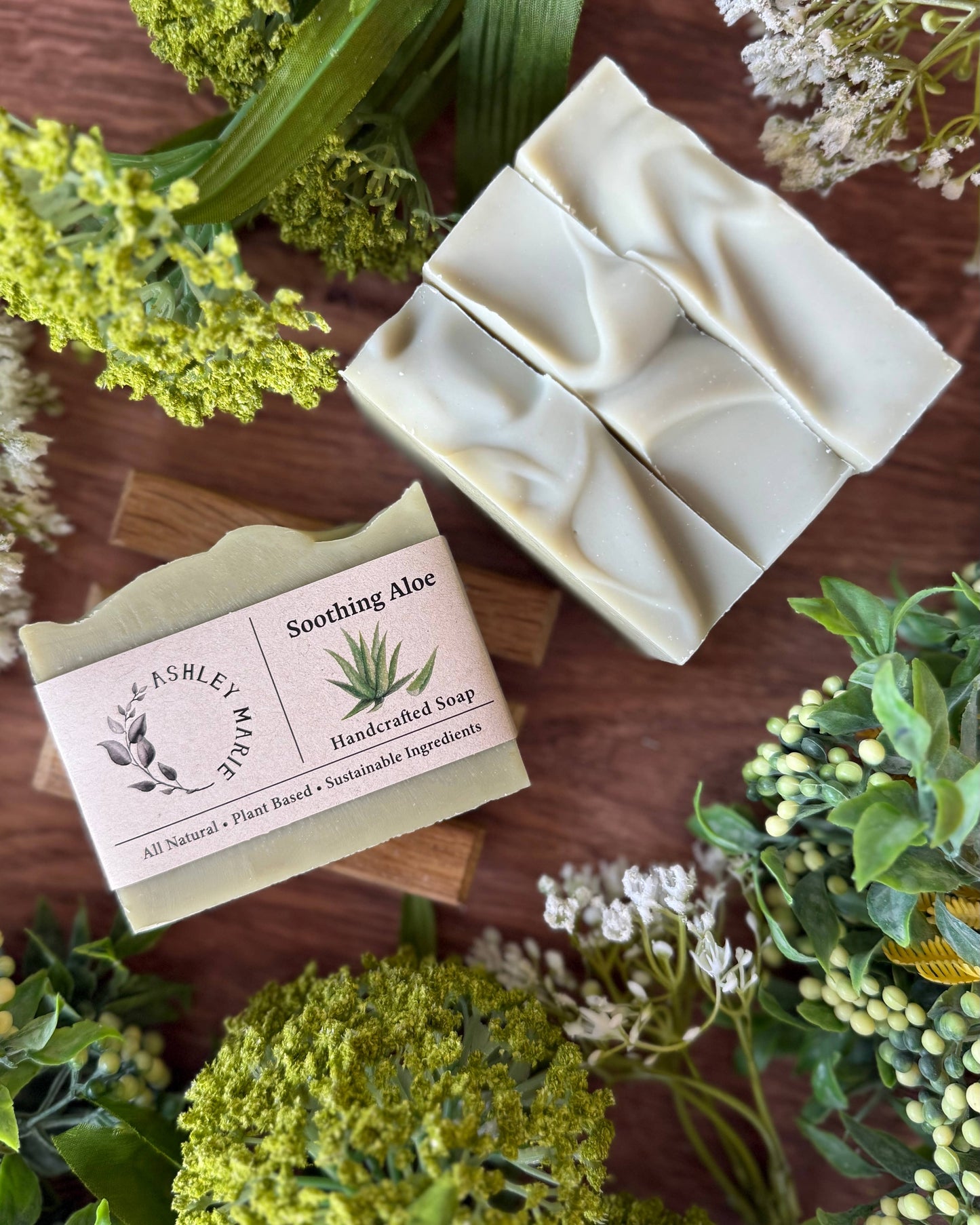 Soothing Aloe Bar Soap | Refreshing Handmade Artisan