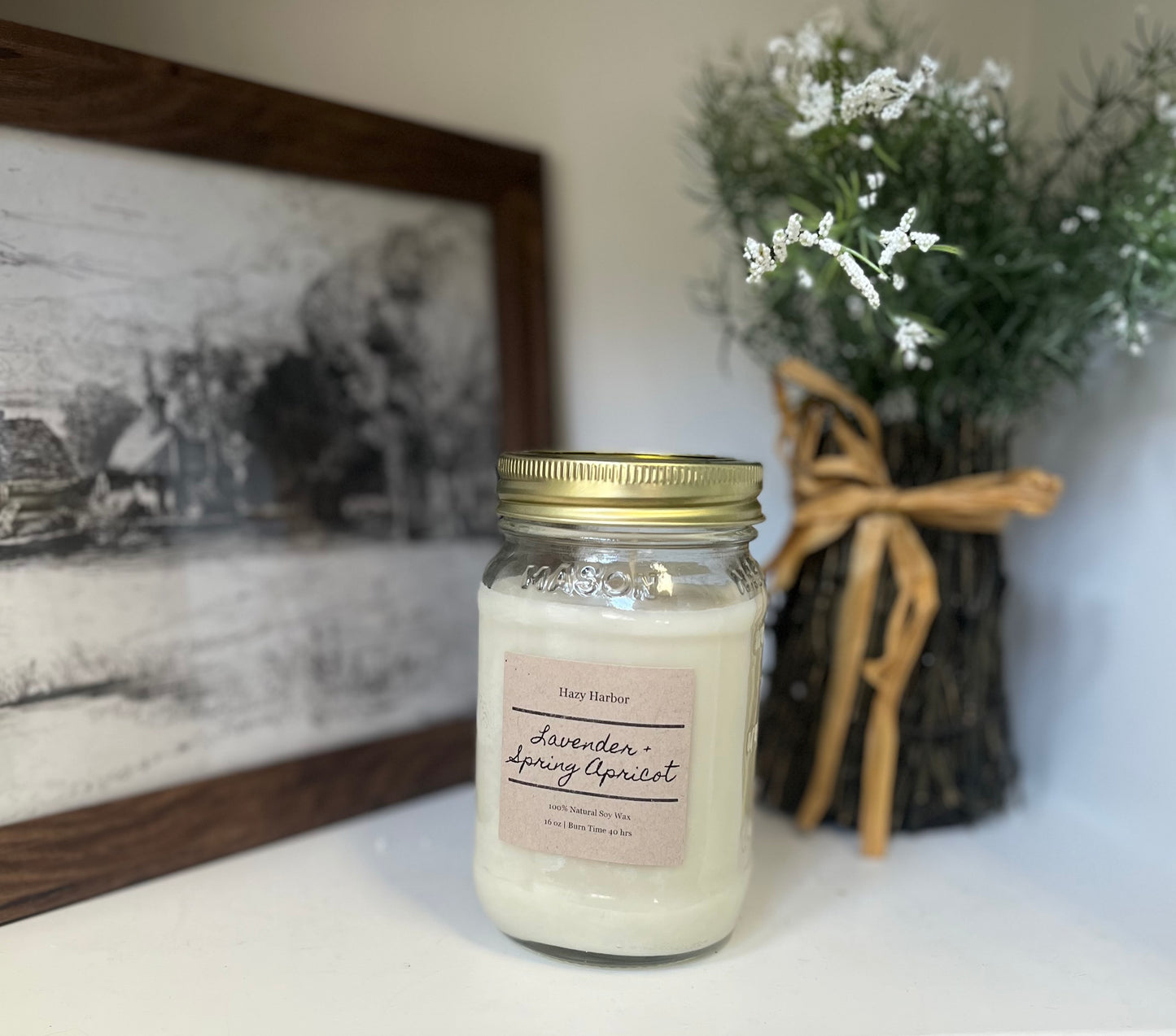 Lavender + Spring Apricot