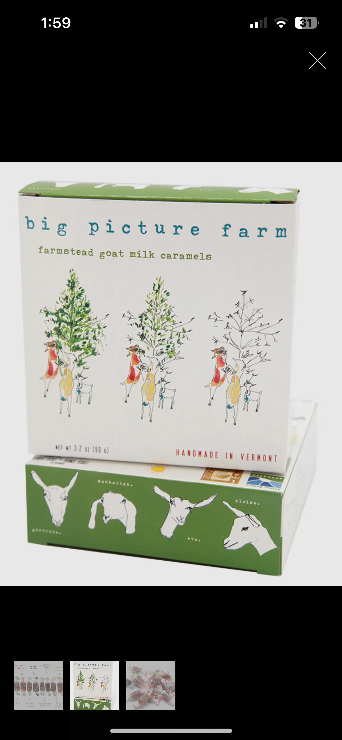 Goat Milk Caramel Gift Box (assorted flavors)