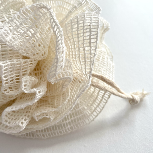 Natural ramie fiber bath loofah sponge pouf
