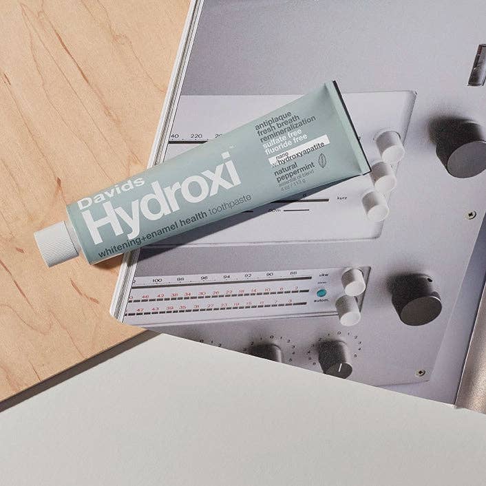 Davids Hydroxi whitening+enamel health premium toothpaste (peppermint)