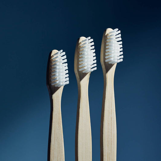 Davids premium bamboo toothbrush - 3 pack