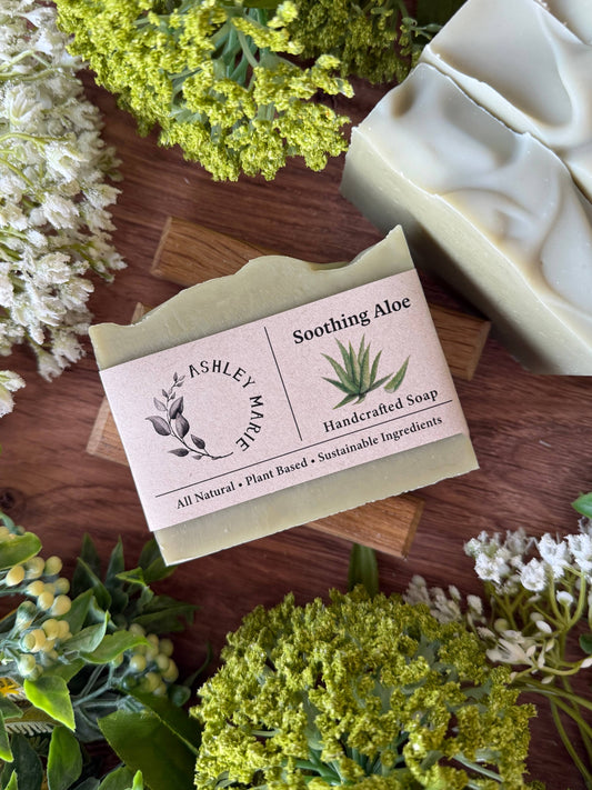 Soothing Aloe Bar Soap | Refreshing Handmade Artisan