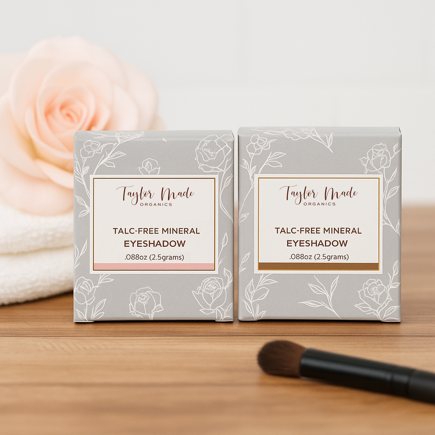 Pressed Mineral Eyeshadow – Talc-Free, Vegan, Refillable